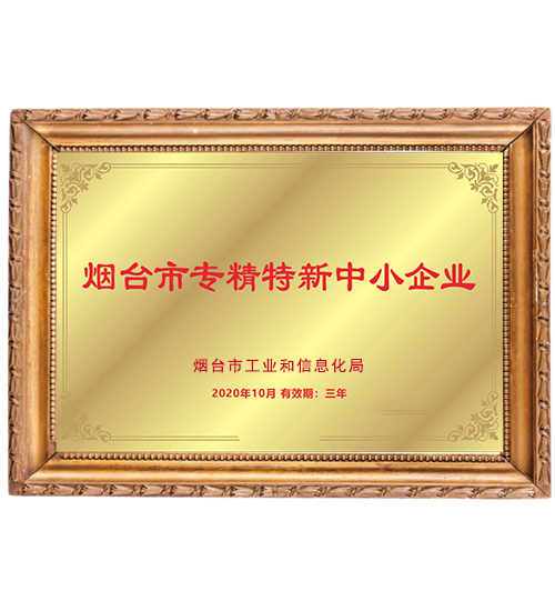 煙臺(tái)市專精特新中小企業(yè)